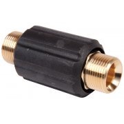 M22 Male to M22 Male 250 Bar / 3625 Psi - Brass coupler with Plastic Grip