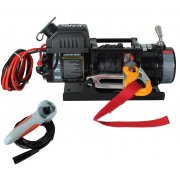 Warrior Ninja 4500 12V Electric Winch, Synthetic Rope - 2041kg / 4500lbs