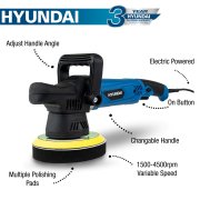 Hyundai HYDAP900E - 900W Dual Action Car Polisher Kit