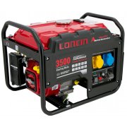 Loncin LC3500-AS 2.8kW / 3.5Kva Open Frame 110V & 230V Generator