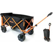 Sherpa Tools SFC4 Folding Garden Cart With Tailgate End, Easy To Store