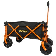 Sherpa Tools SFC5 Folding Garden Cart With Tailgate End - Ideal for Festivals